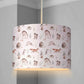 Woodland Hedgehog, Foxes and Deers - Lampshade