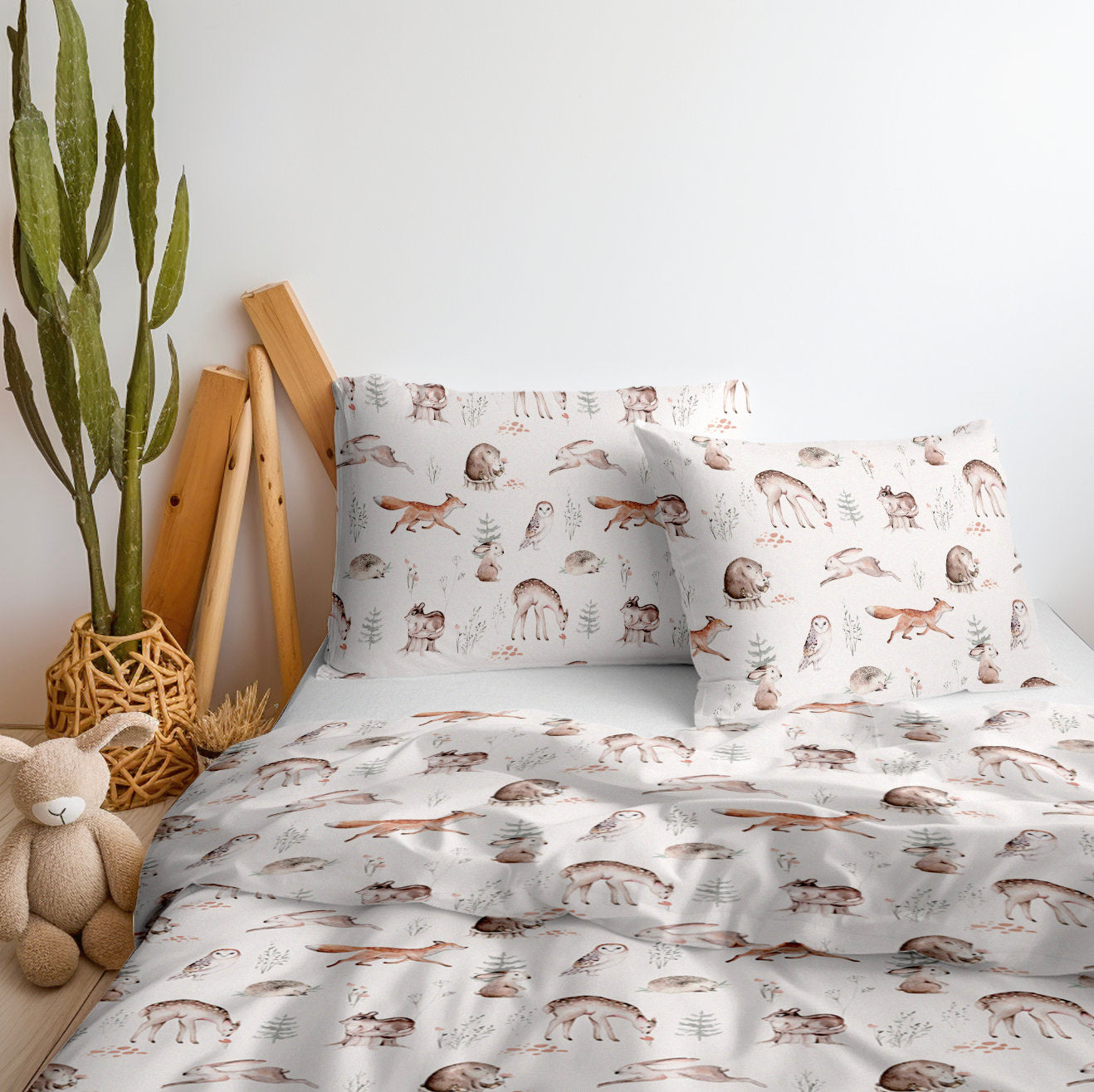 Woodland Hedgehog & Animals - Bedding