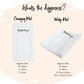 Personalised Hot Air Balloon - Beige, - Baby Changing Mat