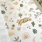 Safari Tiger 'Be Free' - Baby Changing Mat