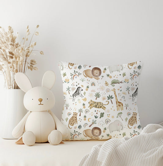 Safari Doodles - Square Pillow
