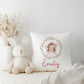 Fairy Woodland Pillow with personalisation - Square Pillow
