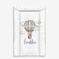 Personalised Hot Air Balloon, Blue - Baby Changing Mat