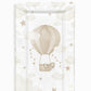 Single Hot Air Balloon, Beige - Baby Changing Mat