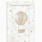 Single Hot Air Balloon, Beige - Baby Changing Mat