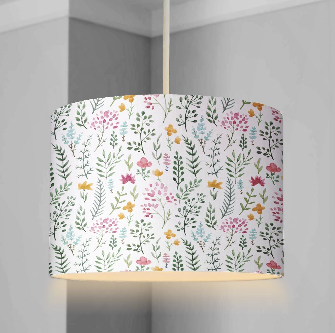 Woodland Flowers - Lampshade