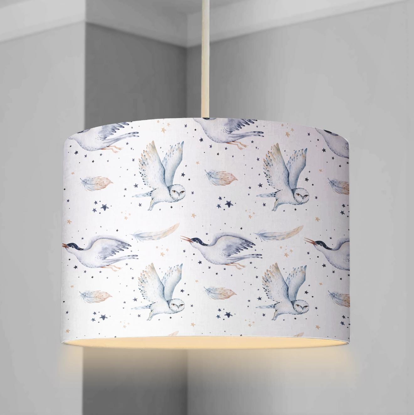 Magical Owls - Lampshade