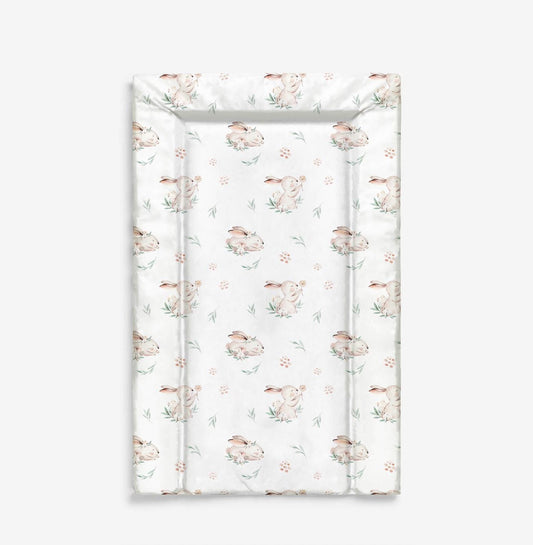 Baby Changing Mat - Woodland Bunny, Nappy Changing Mat, Waterproof Mat, Baby Gift, Wedge Changing Mat, Woodland Nursery Decor