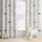 Woodland Foxes Animal Curtains, Nursery Curtains Blackout or Non Blackout, Curtains with Eyelets, Woodland, READY TO POST