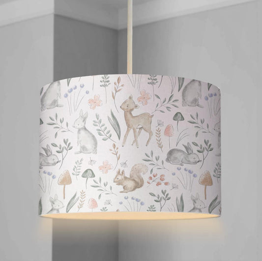 Sketch Woodland Animals - Lampshade