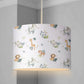Safari Animals (With Leaves) - Lampshade