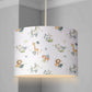 Safari Animals (With Leaves) - Lampshade
