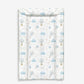 Multiple Hot Air Balloons, BLUE + CLOUDS - Baby Changing Mat