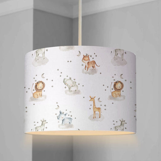 Cute Safari Animals - Lampshade