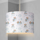 Bear in the Clouds, Blue - Lampshade