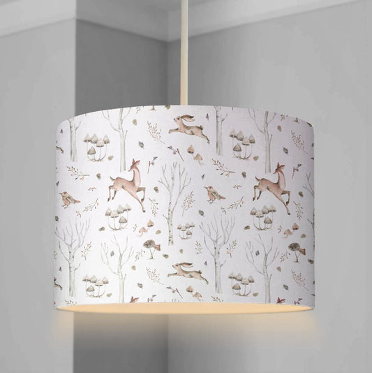 Woodland Twigs & Deers - Lampshade