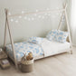 White and Blue Rainbows- Bedding