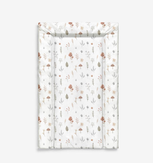 Woodland Mushrooms and Flowers - Baby Changing Mat