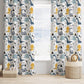 Blue and Yellow Dinosaur - Curtains (Standard or Blackout)