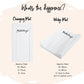 Vintage Baby, Blue - Changing mat