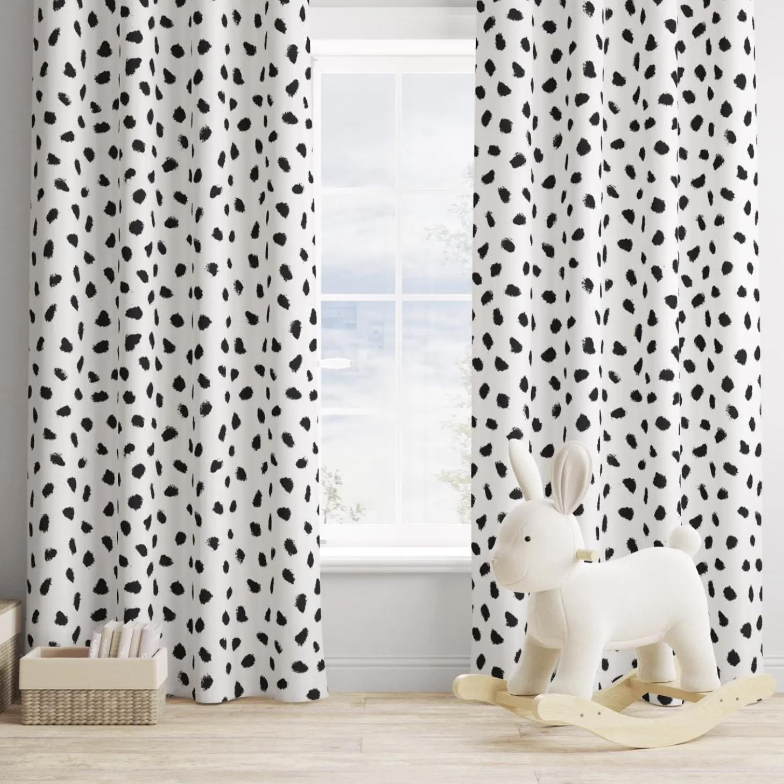 READY to POST! - Dalmatian Spots - Curtains (Standard)