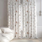 Woodland Mushroom and Flowers - Curtains (Standard or Blackout)