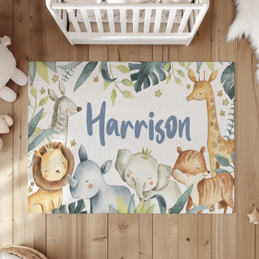Personalised Leaf Animal - Rug