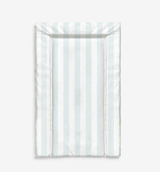 Aqua Blue Stripes - Baby Changing Mat