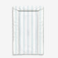 Aqua Blue Stripes - Baby Changing Mat