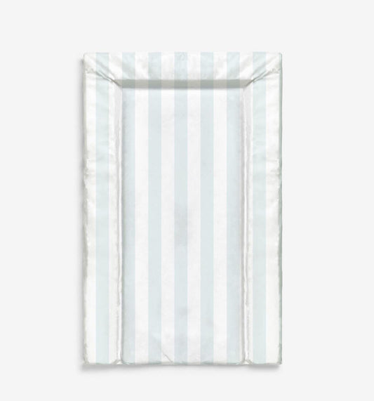 Aqua Blue Stripes - Baby Changing Mat