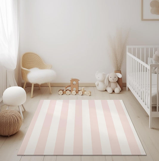 Pink Stripes - Rug