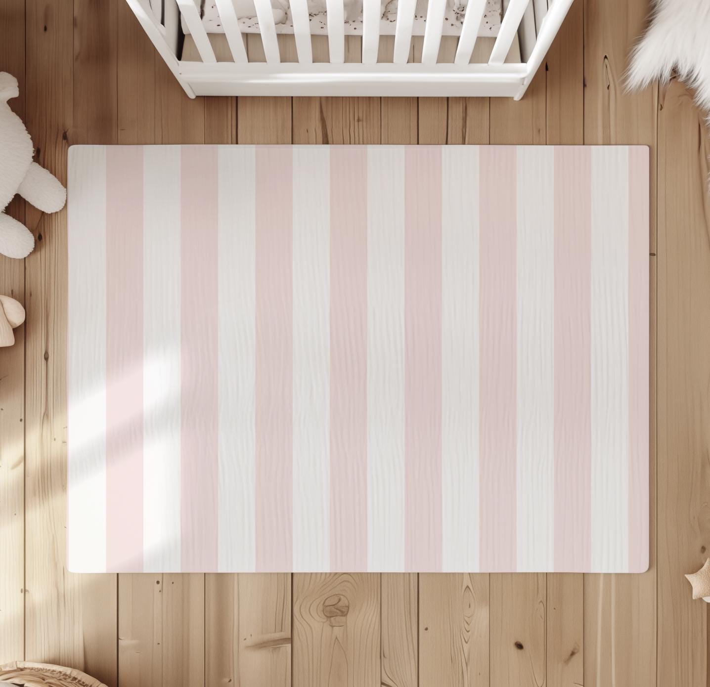Pink Stripes - Rug