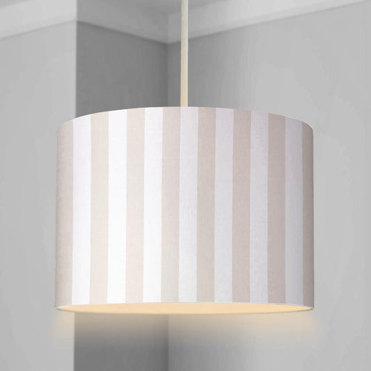 Beige Stripes - Lampshade