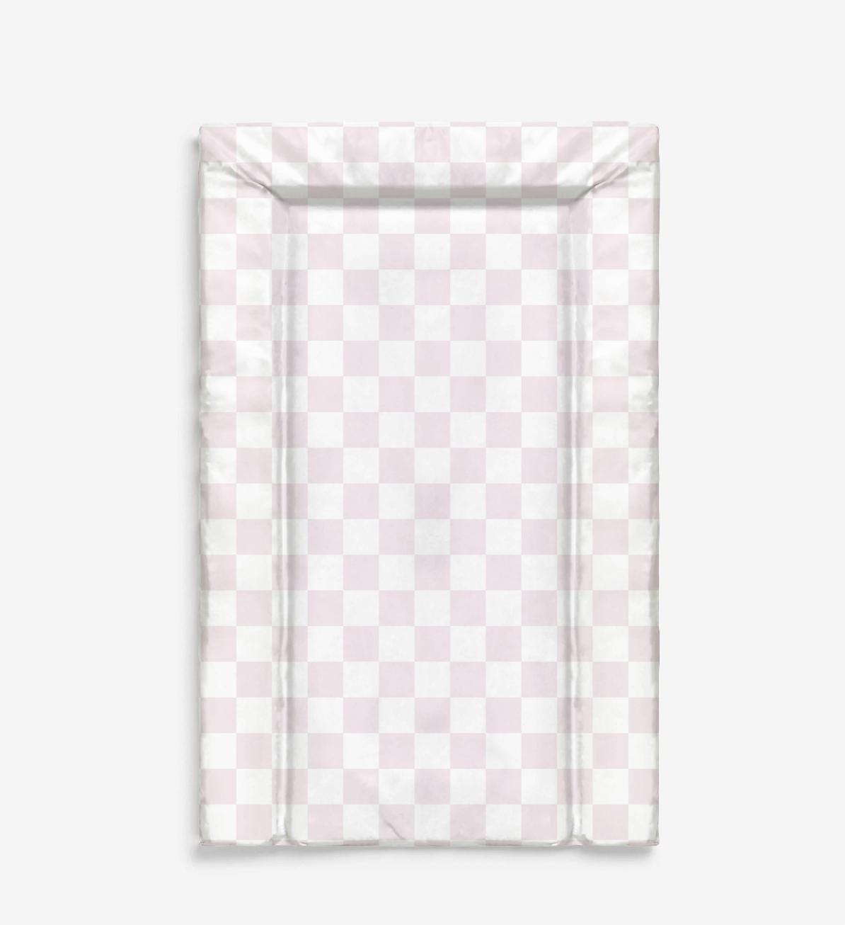 Pink and White Checkered - Baby Changing Mat