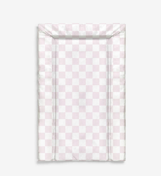 Pink and White Checkered - Baby Changing Mat