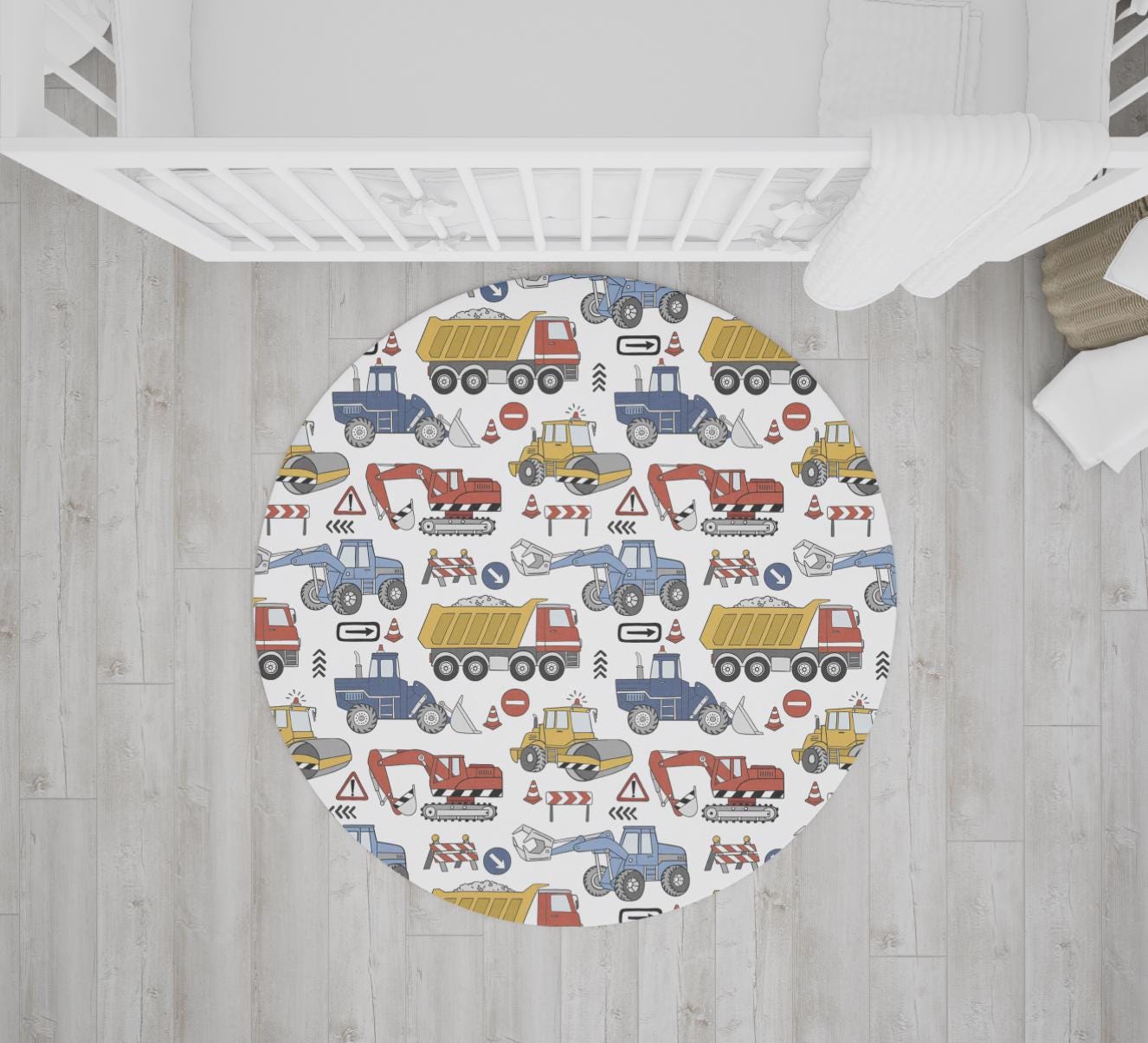 Trucks and Diggers - Rug