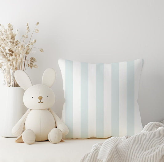 Blue Stripes - Square Pillow