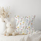 Watercolour Flowers - Square Pillow
