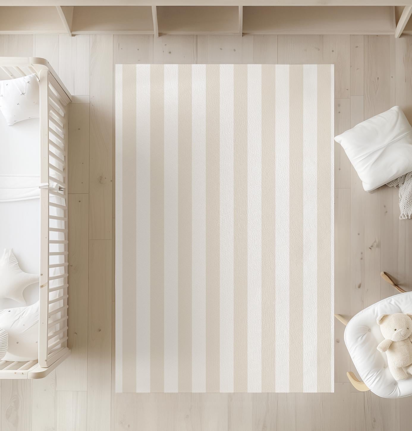 Beige Stripes - Rug