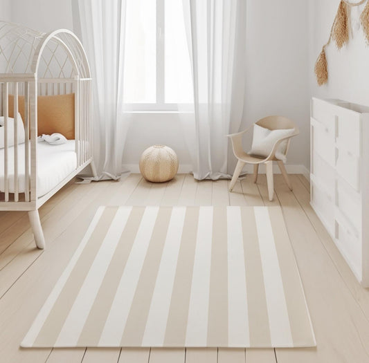 Beige Stripes - Rug