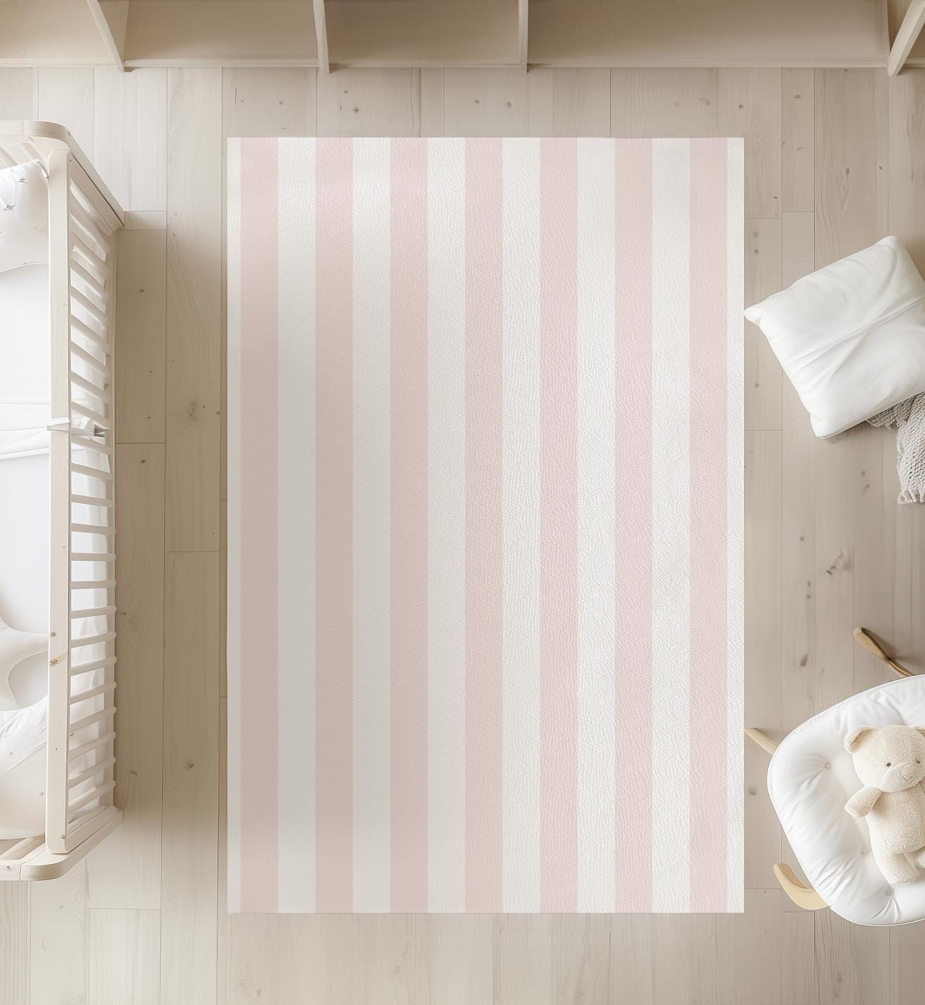 Pink Stripes - Rug