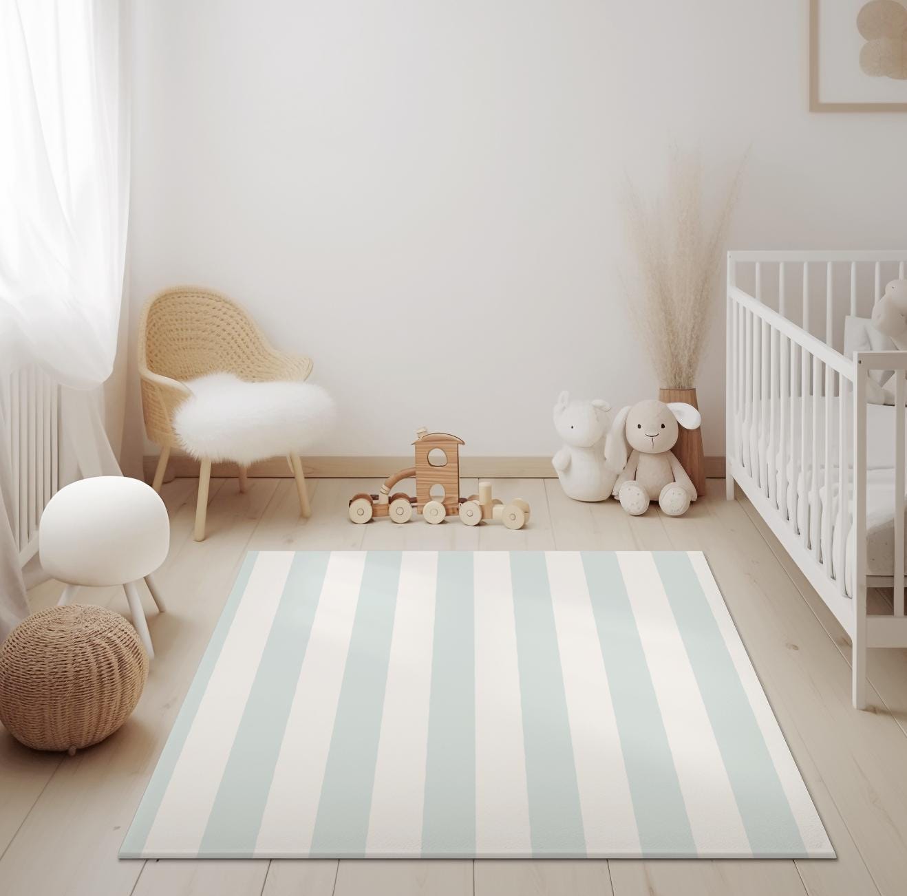 Blue Stripes - Rug