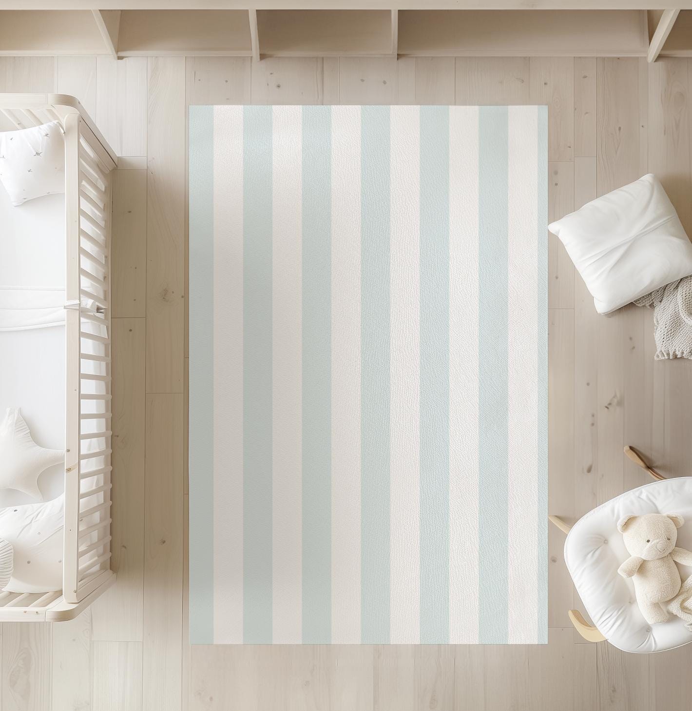 Blue Stripes - Rug