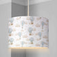 Multiple Hot Air Balloons, Blue - Lampshade