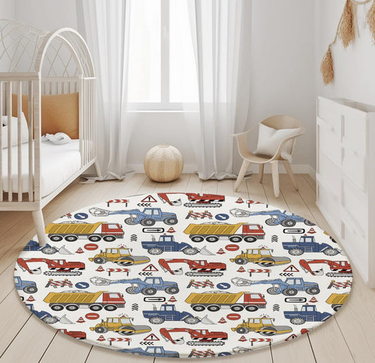 Trucks and Diggers - Rug