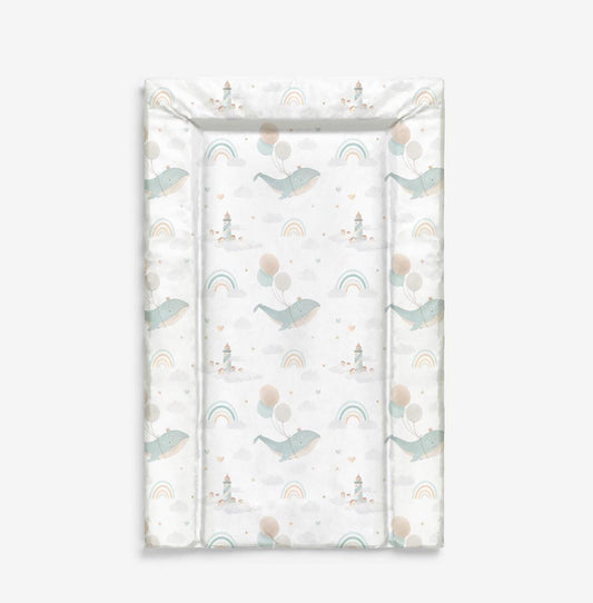 Ocean Whale & Rainbows - Baby Changing Mat