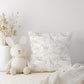 Safari Chinoiserie Toile de Jouy, Beige - Square Pillow