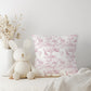 Safari Chinoiserie Toile de Jouy, Pink - Square Pillow