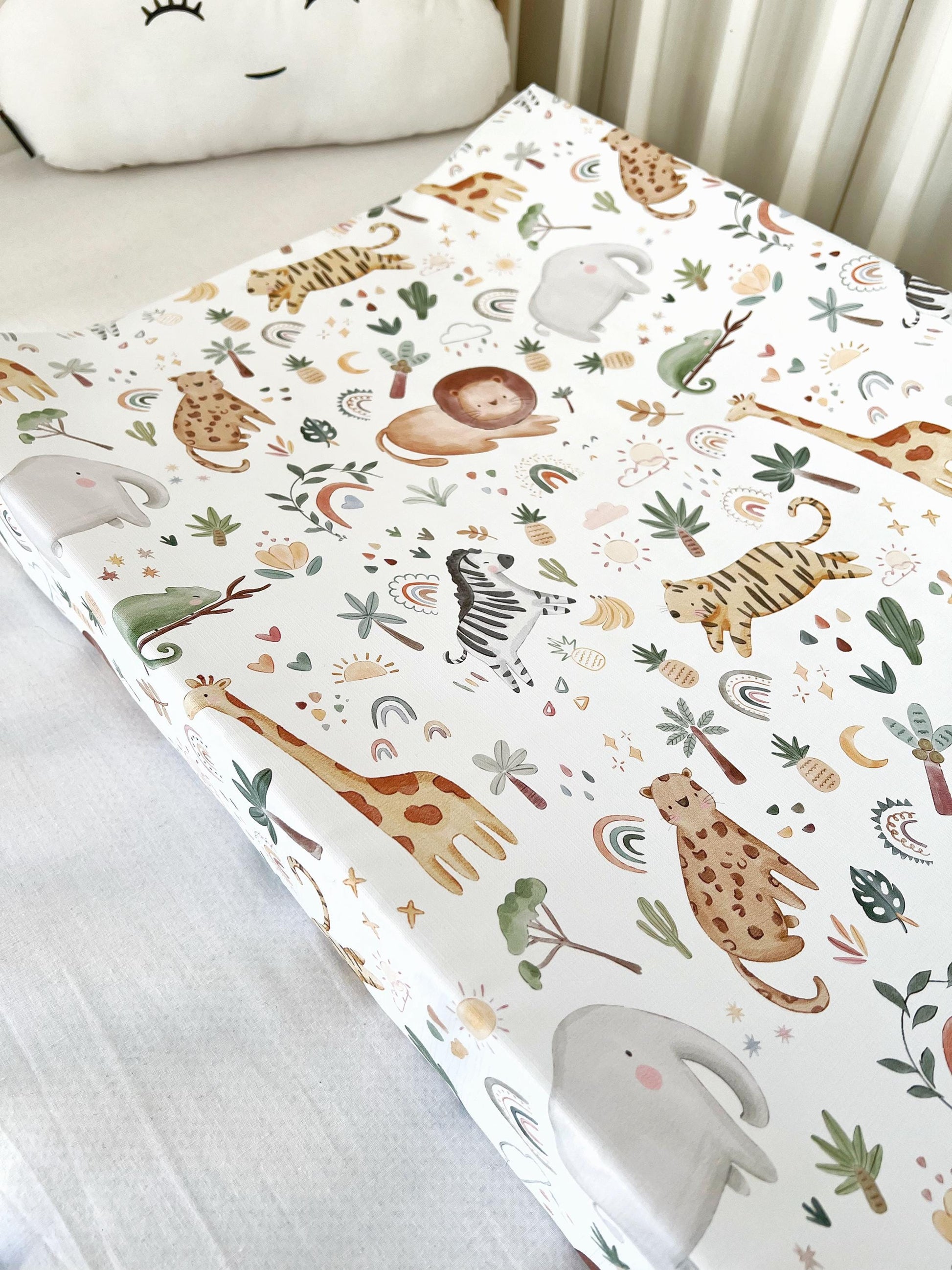 Safari Doodles - Baby Changing Mat