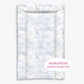Chinoiserie Toile de Jouy Safari, Blue - Baby Changing Mat